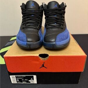 Nike Air Jordan 12 Retro Black Royal Game Blue Size 9